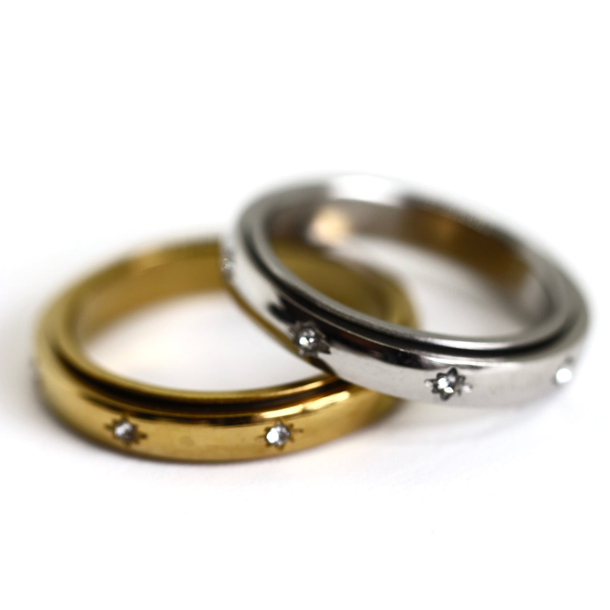 The Orbit Fidget Spinner Ring