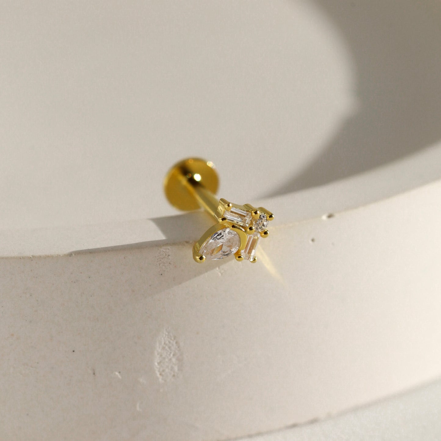 Diamond Flat Back Stud