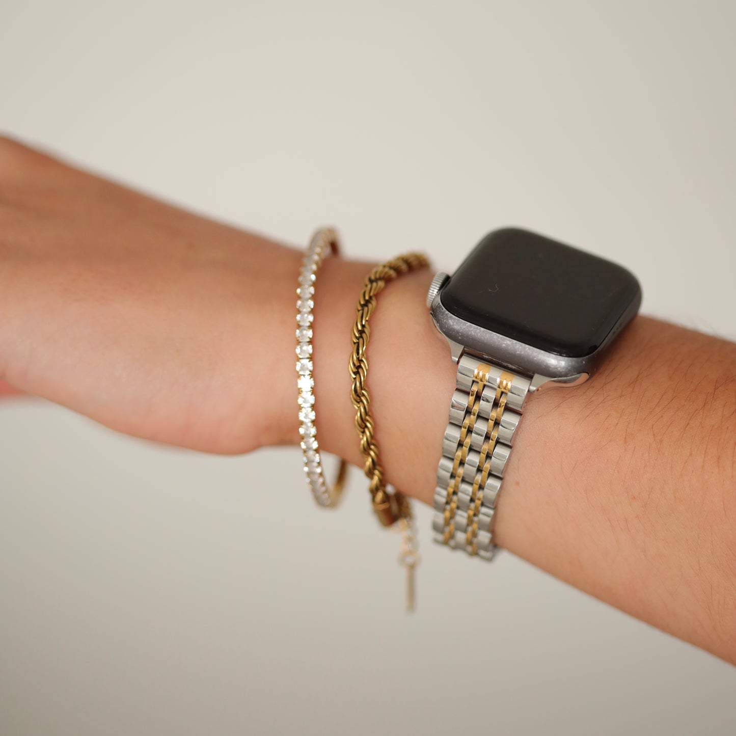 Mixed Metals Apple Watch Strap