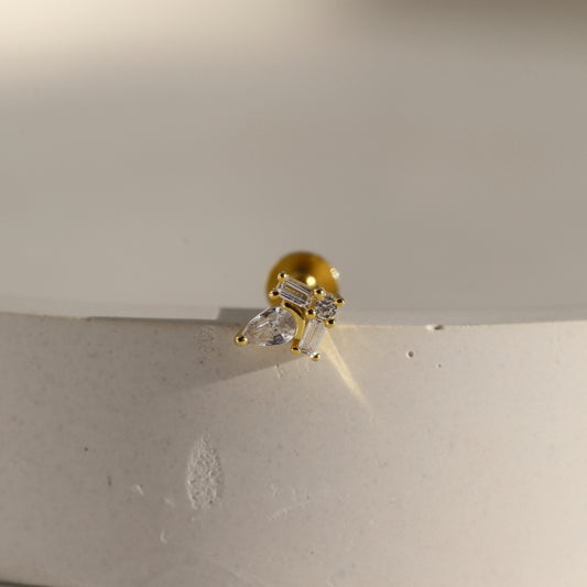 Diamond Flat Back Stud