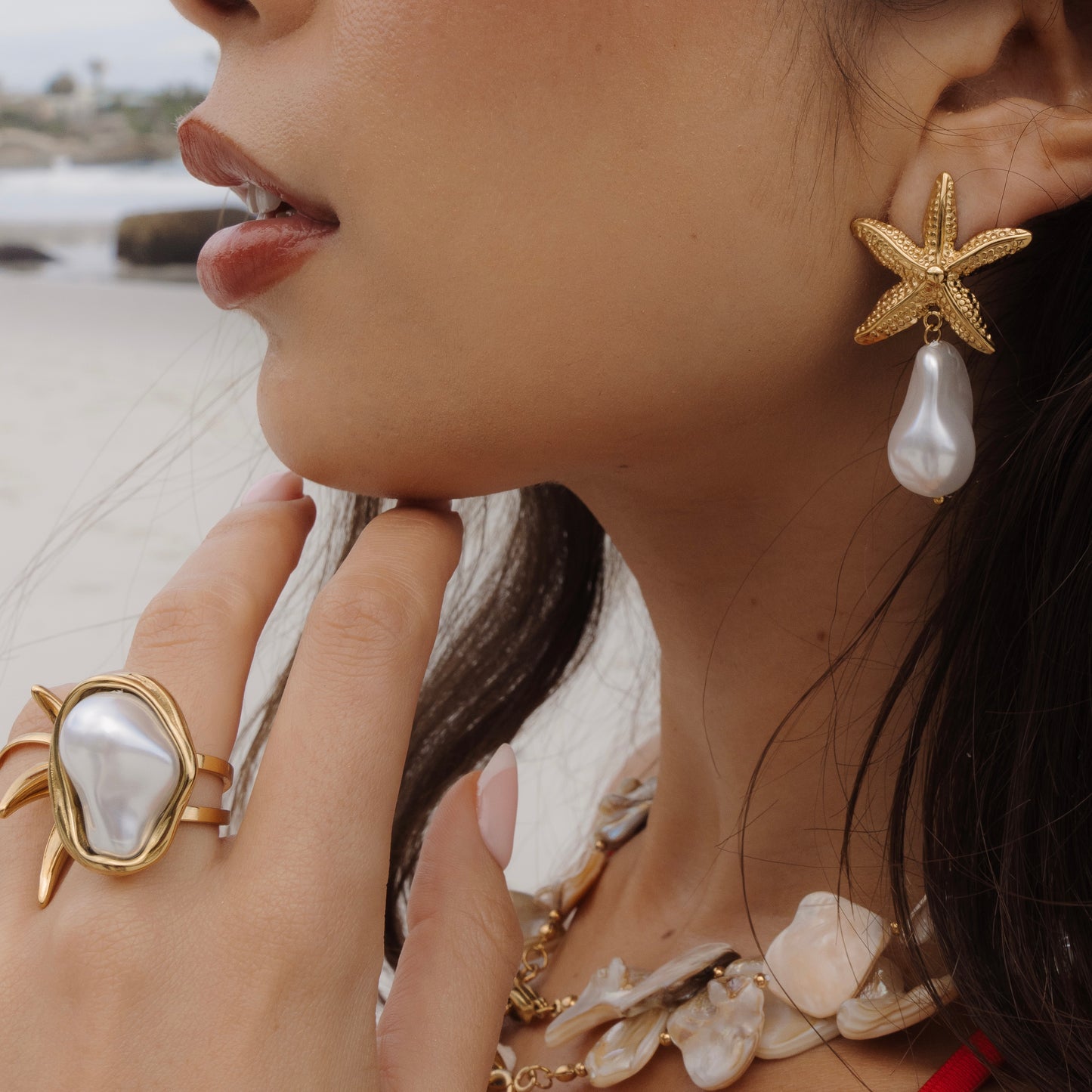 Sicily Pearl Ring