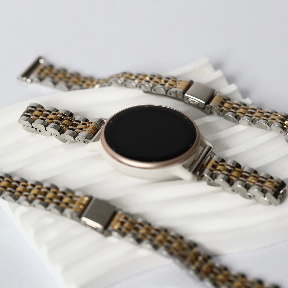 Mixed Metal Garmin Watch Strap
