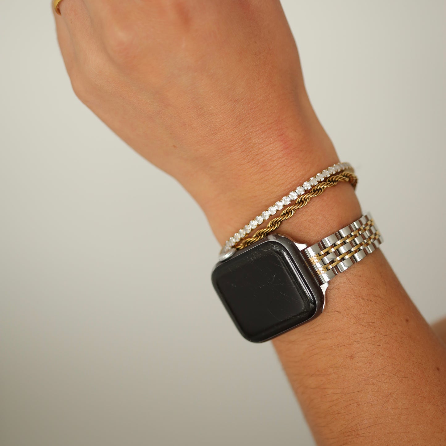 Mixed Metals Apple Watch Strap