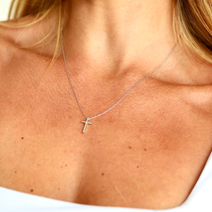 Silver Cross Necklace