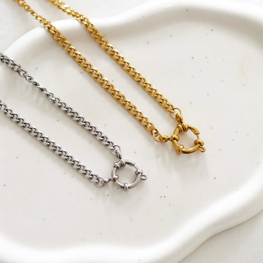 Leo cuban link necklace