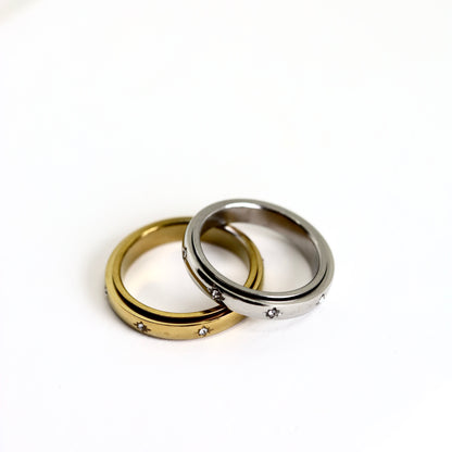 The Orbit Fidget Spinner Ring