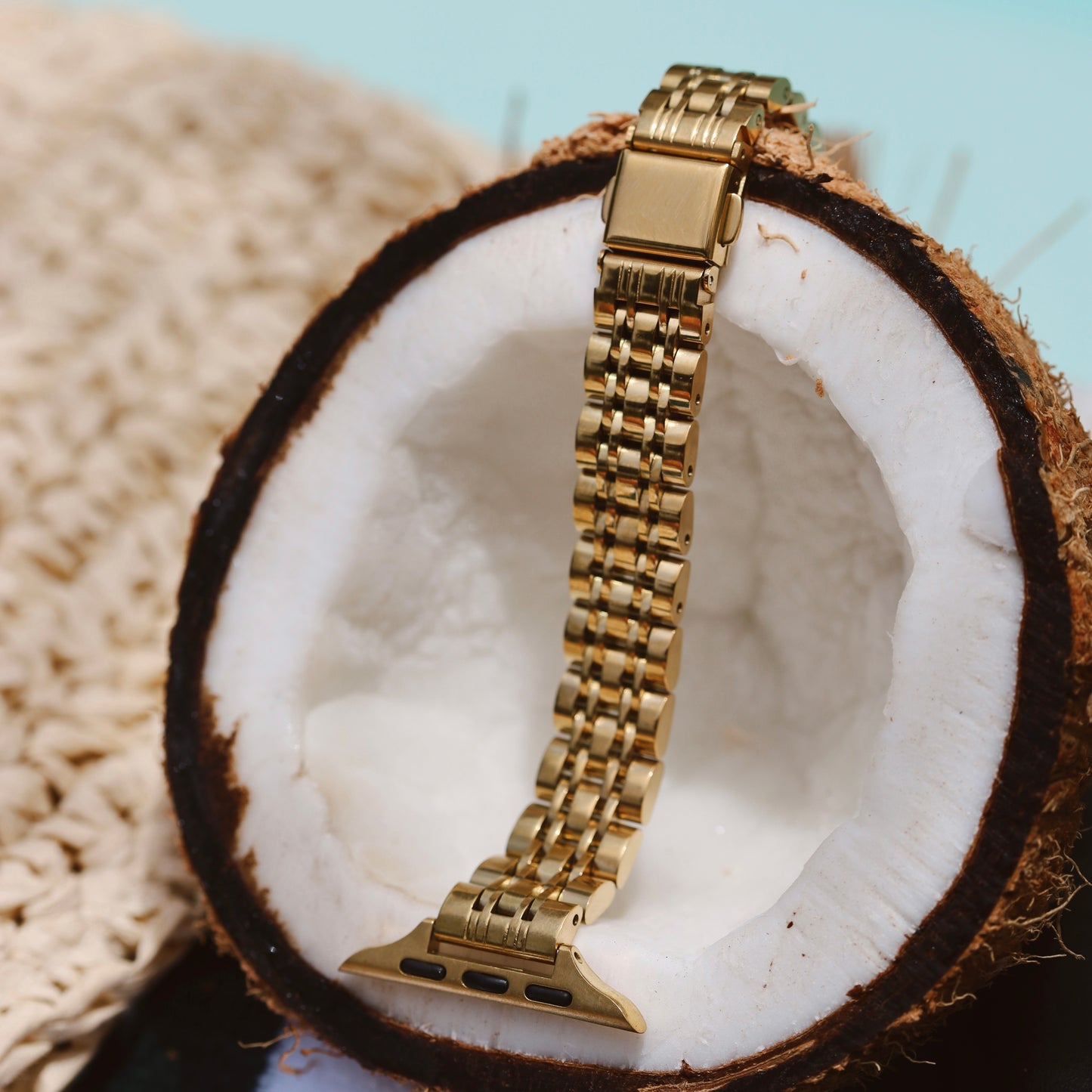 Gold Metals Apple Watch strap