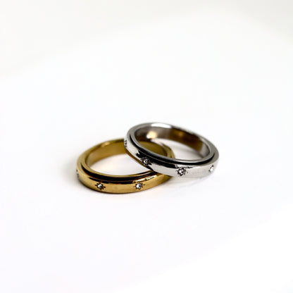 The Orbit Fidget Spinner Ring