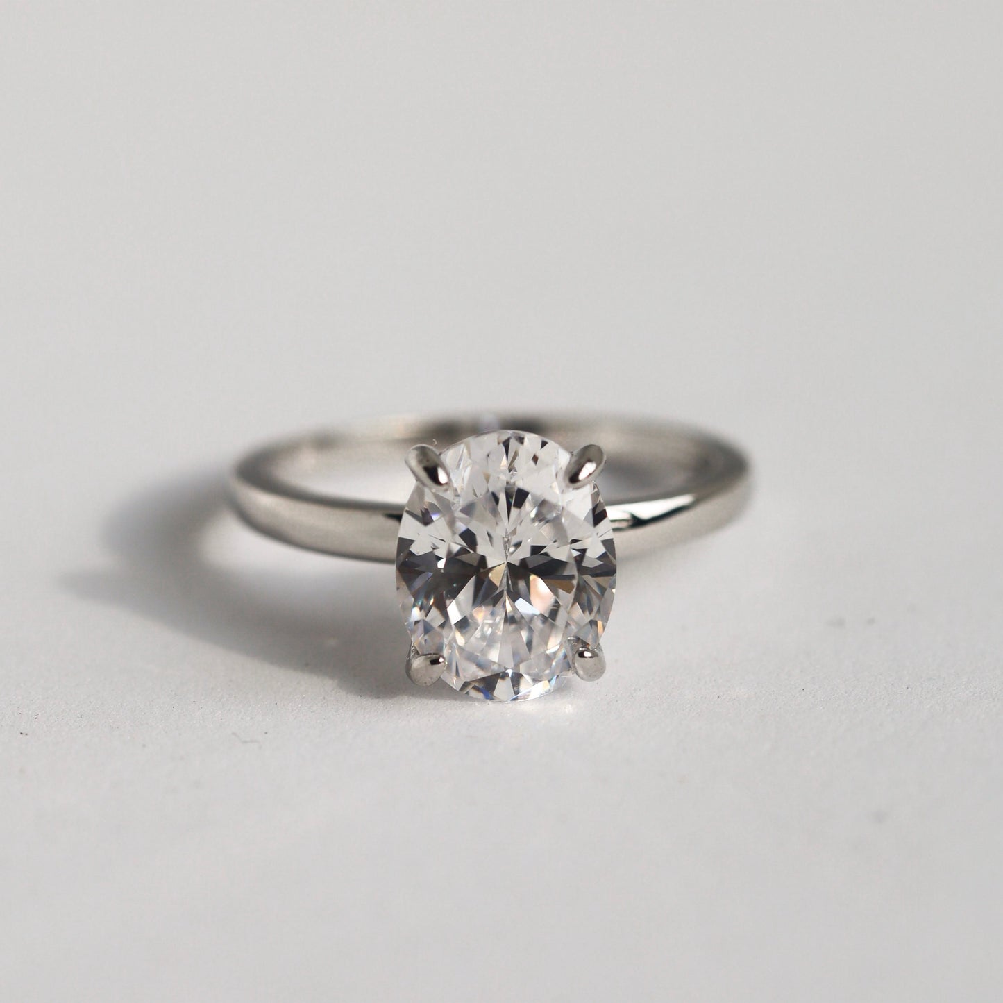 3ct Cubic Zirconia Oval Ring