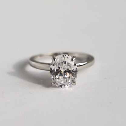 3ct Cubic Zirconia Oval Ring