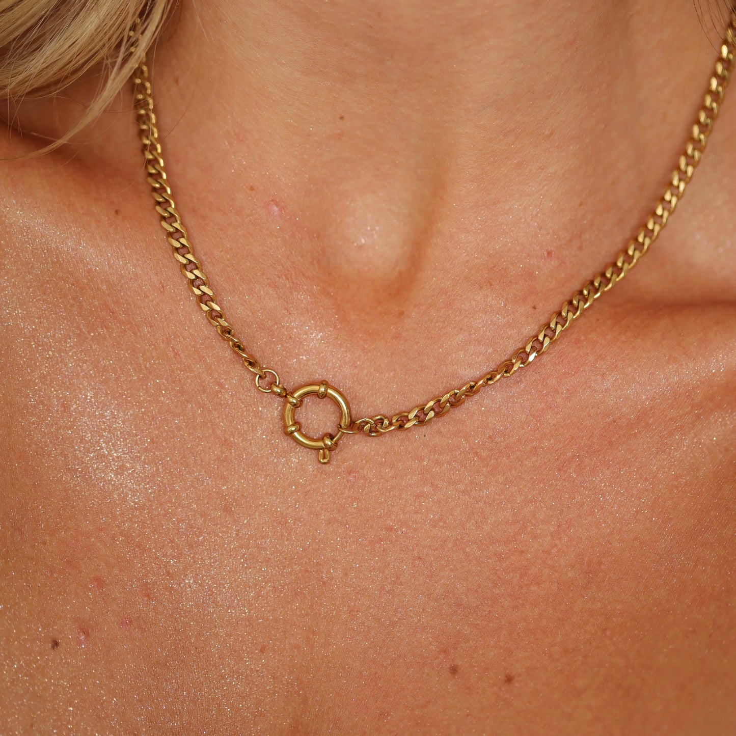 Leo cuban link necklace