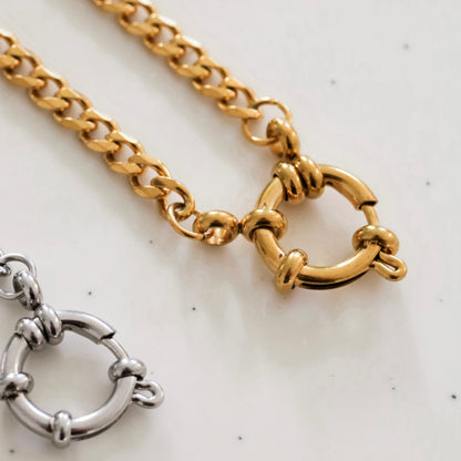 Leo cuban link necklace