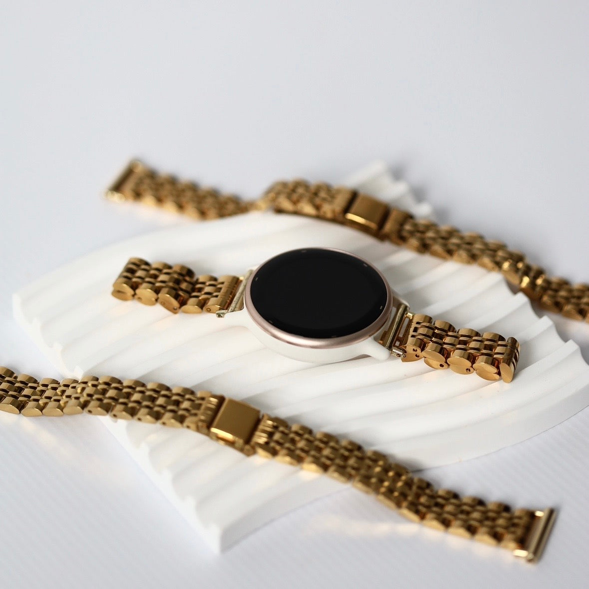 Gold Metals Garmin Watch Strap