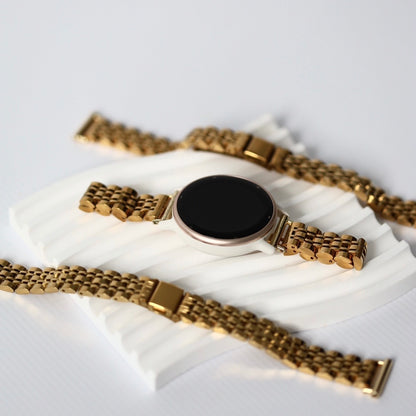 Gold Metals Garmin Watch Strap