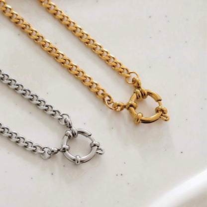 Leo cuban link necklace