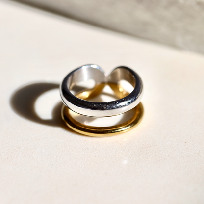 Ella Mixed Metal Ring