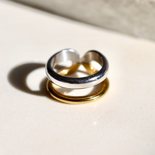 Ella Mixed Metal Ring