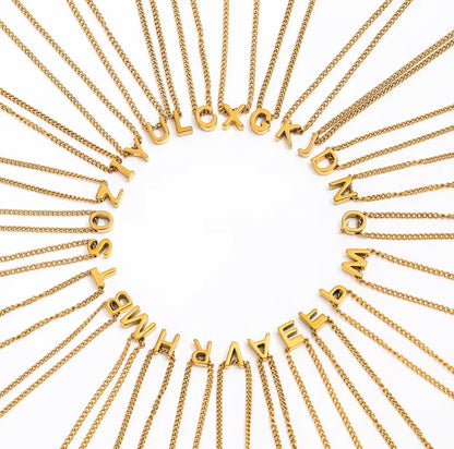 Initial Pendant Necklace