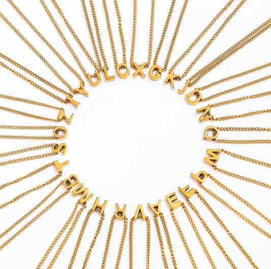 Initial Pendant Necklace