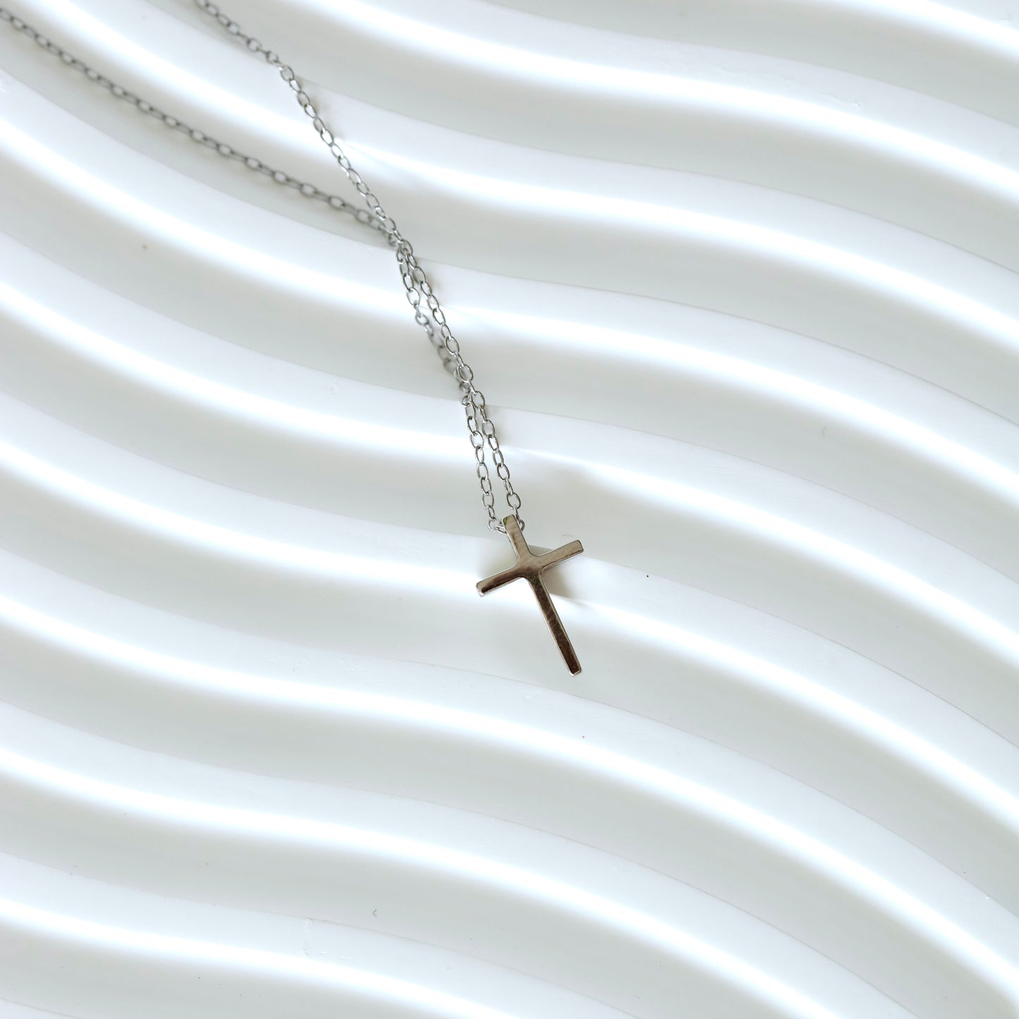 Silver Cross Necklace