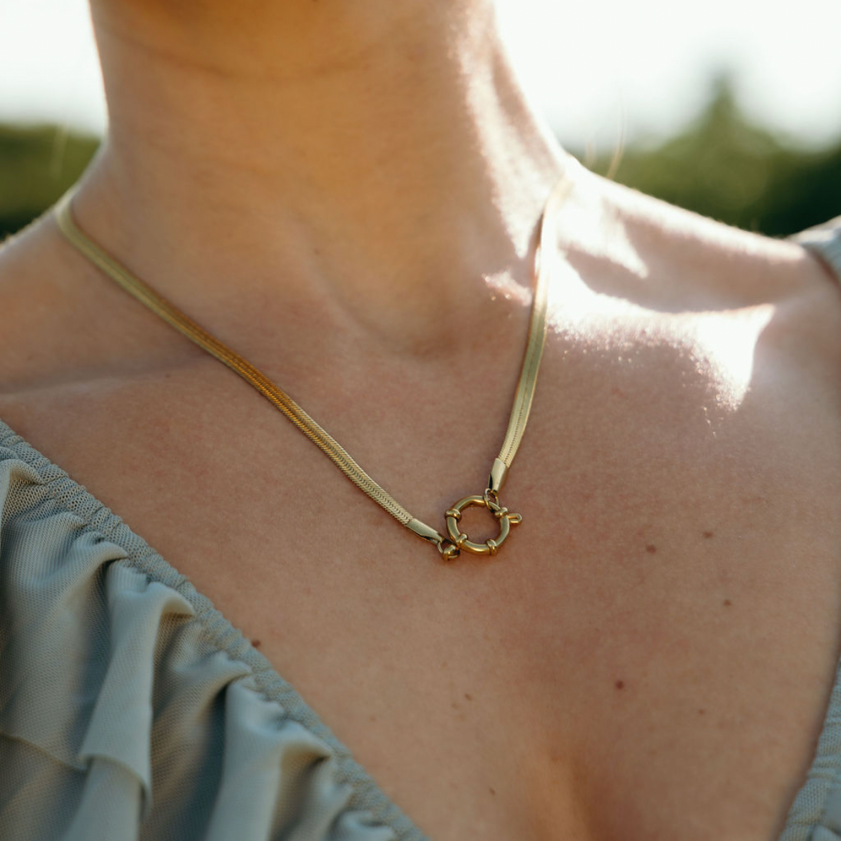 Leo Herringbone O Link