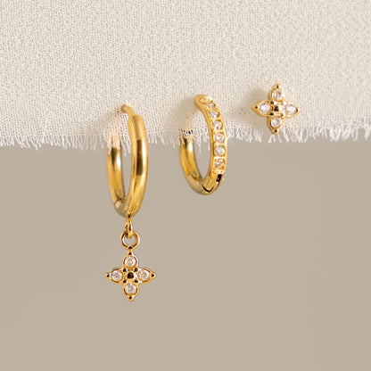 Aurora 3pcs Earring Set