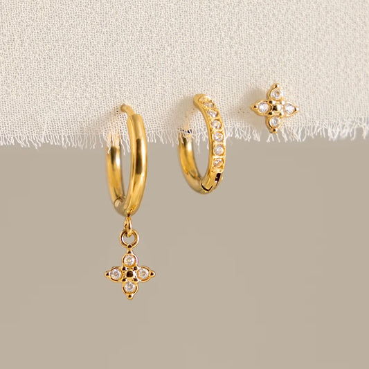 Aurora 3pcs Earring Set