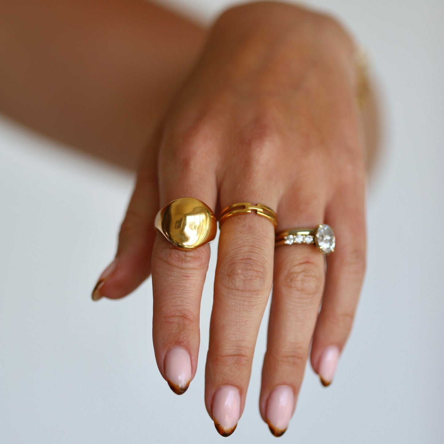 Merle Bold Abstract Ring