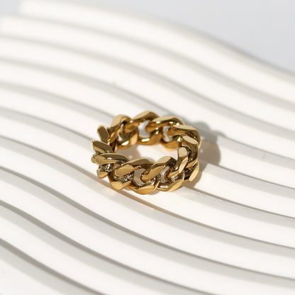 Sophia Chain Ring - Bold
