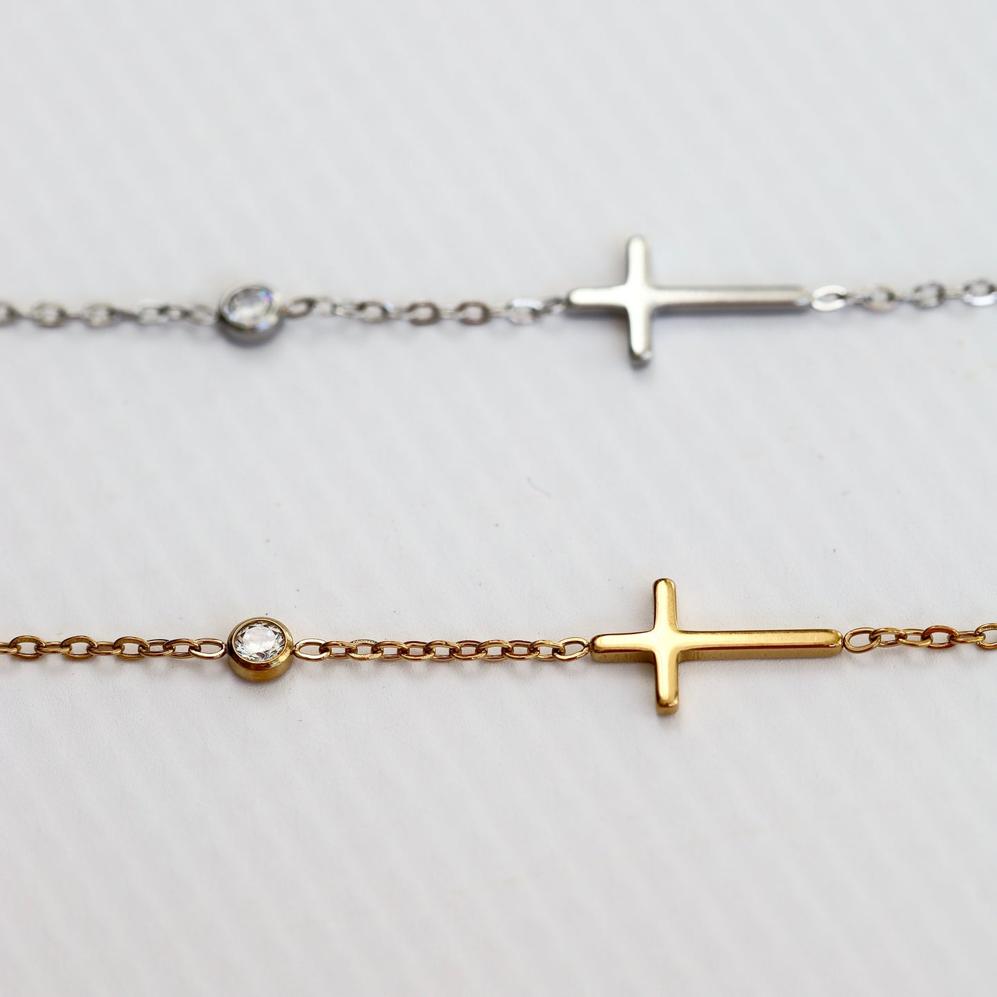CZ Cross Necklace