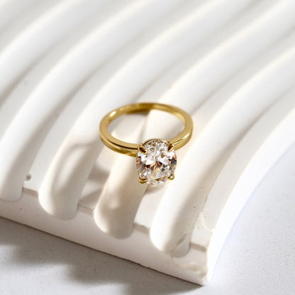 925 sterling silver CZ Ring